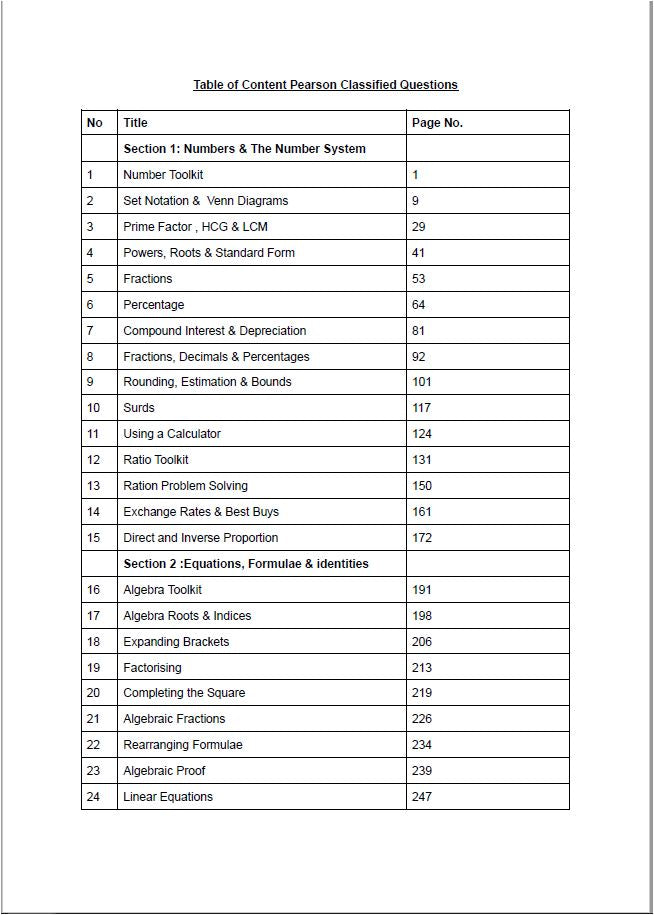 حزمة Edexcel OL Maths A (4MA1) ملاحظات، مصنفة، أوراق امتحانات سابقة، المهندسة سارة جعفر