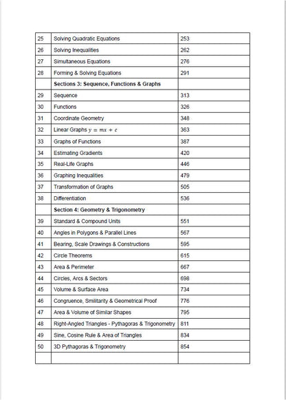 حزمة Edexcel OL Maths A (4MA1) ملاحظات، مصنفة، أوراق امتحانات سابقة، المهندسة سارة جعفر