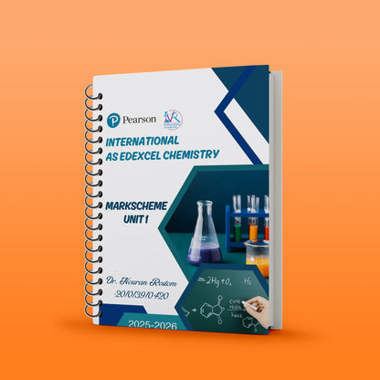 Edexcel A.S Chemistry (WCH11) Classified With MS Unit 1 Nouran Rostom 2026