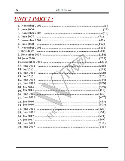 Edexcel O.L Maths Past Papers With QR Mark Scheme (4MW1H/01) Modular Unit 1 - Eng. Walid Hamza 2025