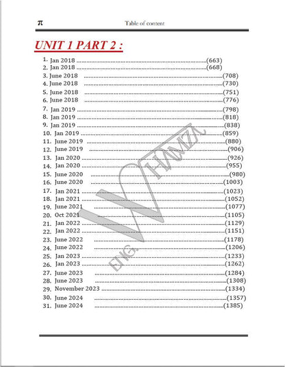 Edexcel O.L Maths Past Papers With QR Mark Scheme (4MW1H/01) Modular Unit 1 - Eng. Walid Hamza 2025