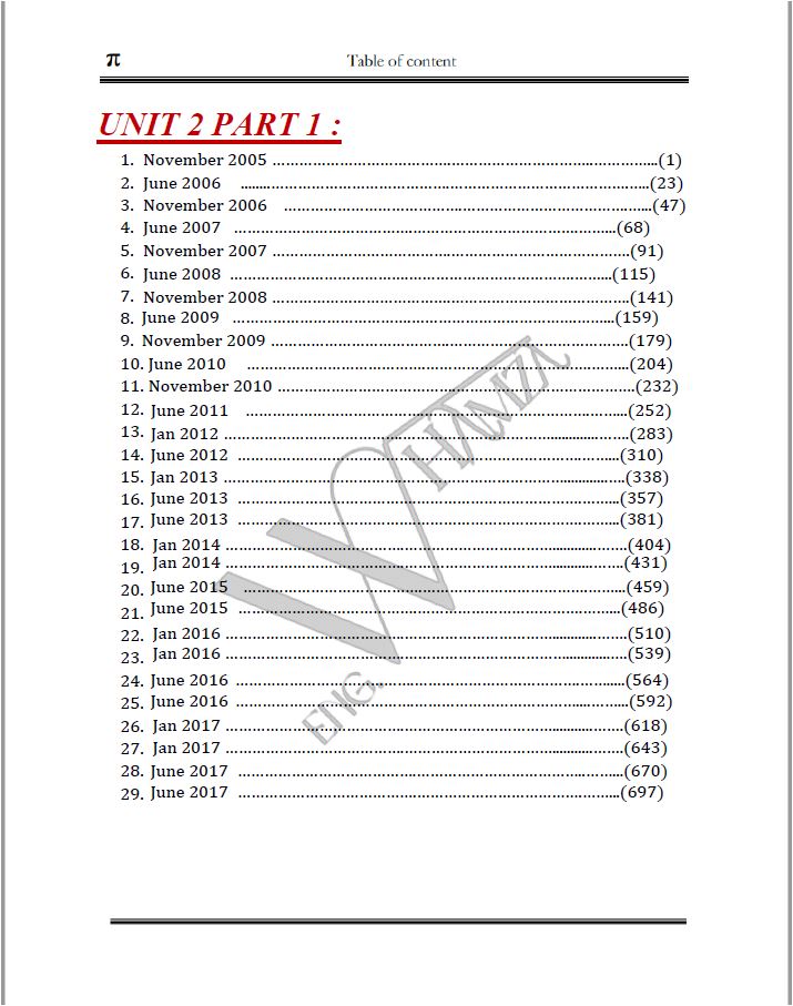 Edexcel O.L Maths Past Papers With QR Mark Scheme (4MWA2H) 2H Modular Unit 2 - Eng. Walid Hamza 2025