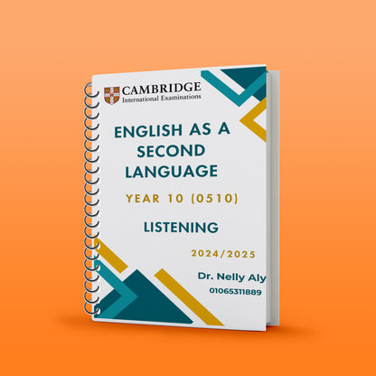 Cambridge  (0510/0991) / oxford (9280)) O.L English as a Second Language Notes, Classified, Past Papers  (Reading, Writing, Listening) Nelly Aly