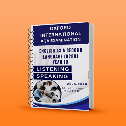 Cambridge  (0510/0991) / oxford (9280)) O.L English as a Second Language Notes, Classified, Past Papers  (Reading, Writing, Listening) Nelly Aly