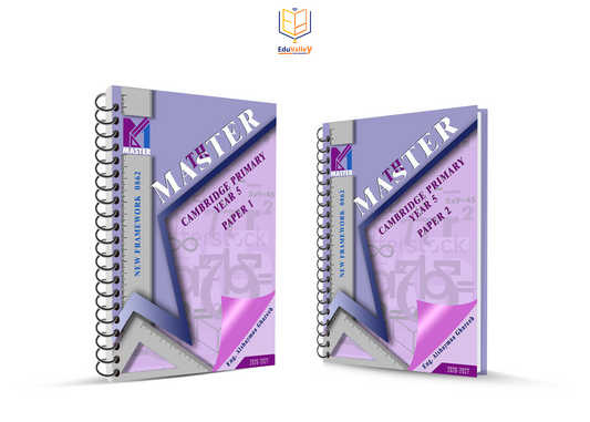 Cambridge Primary Year 5 (0096) Maths Master – Classified Paper 1 & 2 with QR Mark Scheme by Alshaymaa Ghareeb (2026–2027 Edition)