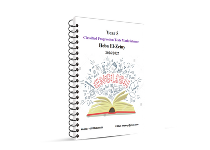 Cambridge Primary Year 5 English (0844/0058  Classified with Mark Scheme Dr. Heba El-Zeiny 2026-2027
