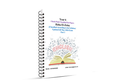 Cambridge Primary Year 6 English (0844/0058  Classified with Mark Scheme Dr. Heba El-Zeiny 2026-2027