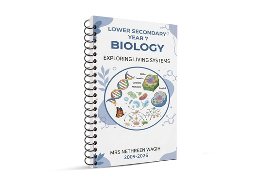 Cambridge Year 7 Science (0893) Classified With QR Mark Scheme Mrs. Nethreen Wagih 2026-2027
