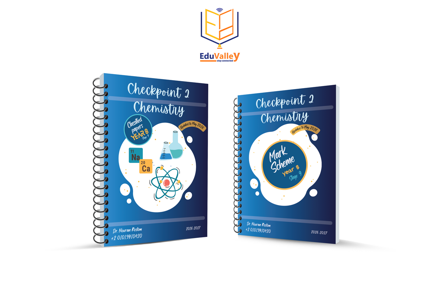 Cambridge Checkpoint Year 8 Science (0893) – Chemistry Classified Questions with Mark Scheme by Dr. Nouran Rostom (2026–2027 Edition)