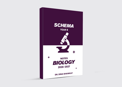 Cambridge Year 8 Science  Full package Study Notes, Classified  Dr. Nada Nafie3 - Dr. Dina Shawkat Edition 2026-2027 (Schema)
