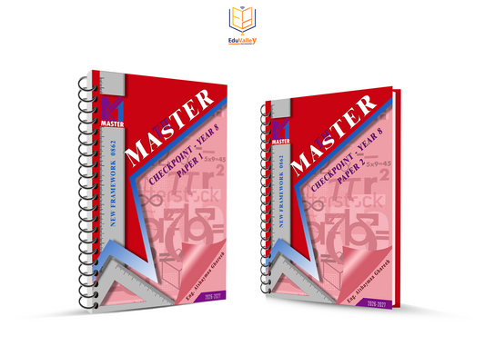 Cambridge Lower Secondary (Y8) Maths Master (0862) – Classified Paper 1 & 2 with QR Mark Scheme by Alshaymaa Ghareeb (2026–2027 Edition)