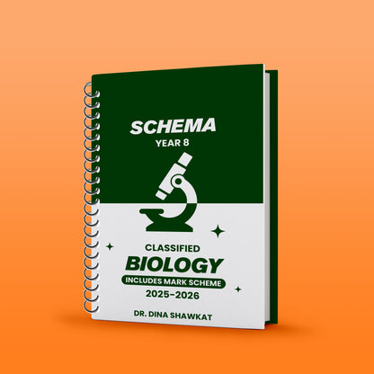 Cambridge Checkpoint 2 Year 8 Science (Biology-Chemistry-Physics)(0893) Study Notes With Classified (Schema Series) Dr. Nada Nafea/ Dr. DINA SHAWKAT 2026