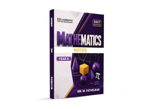 YEAR 8 Science - Math Package British School in Cairo