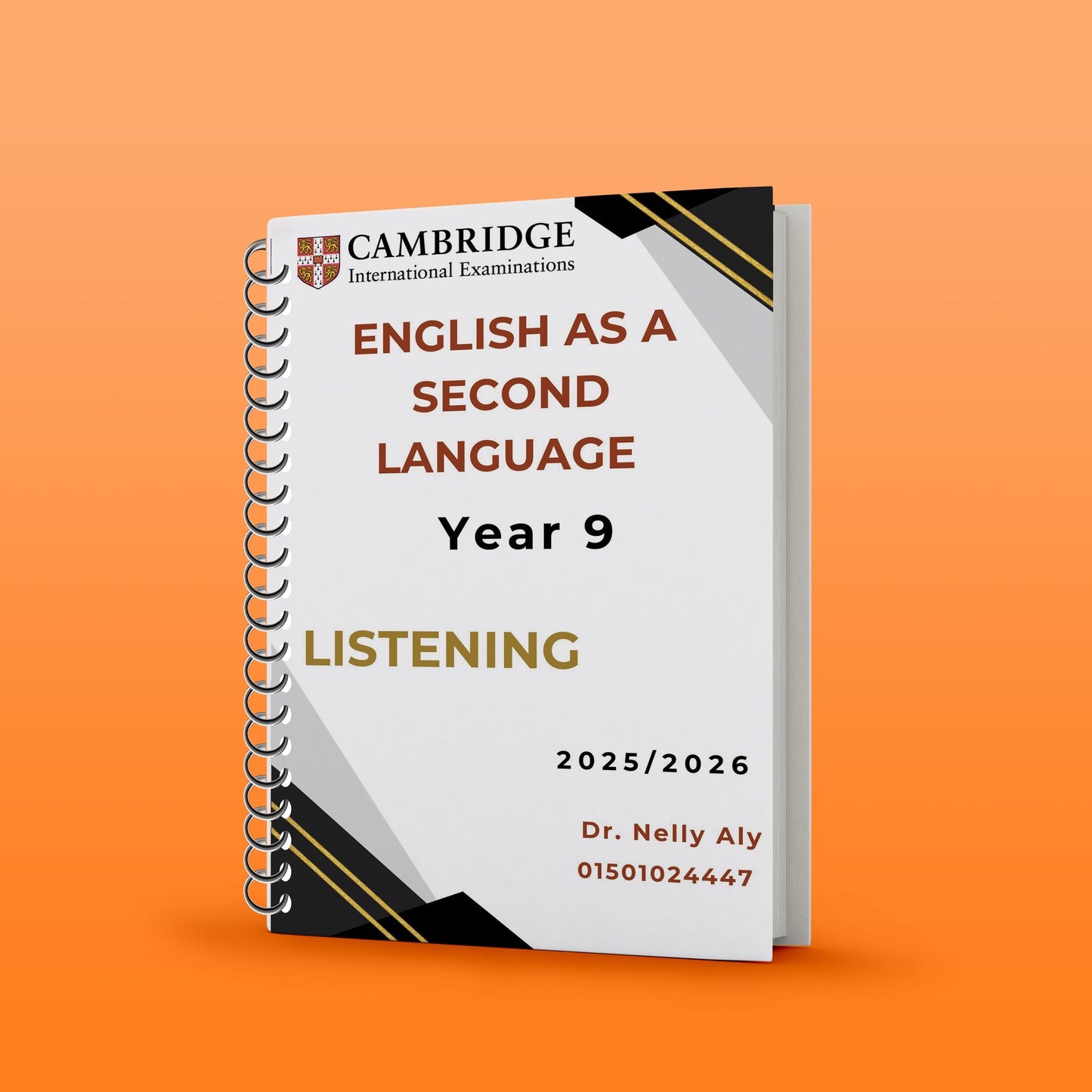 Cambridge Pre-IG English as a Second Language (0465) Notes, Classified, Past Papers (Reading, Writing, Listening) Nelly Aly 2026