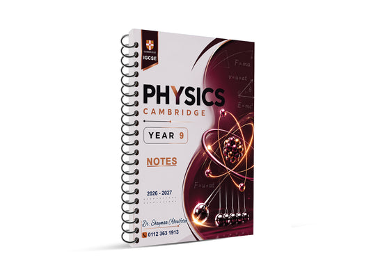 Cambridge Pre-IG Physics (0625/0972) Study Notes Dr. Shaymaa Aboulfotoh Edition 2026-2027