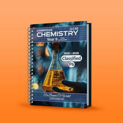 Cambridge Pre-IG Chemistry (0620/0971) Classified with MARK SCHEME Dr. Basma El-Wakil 2026